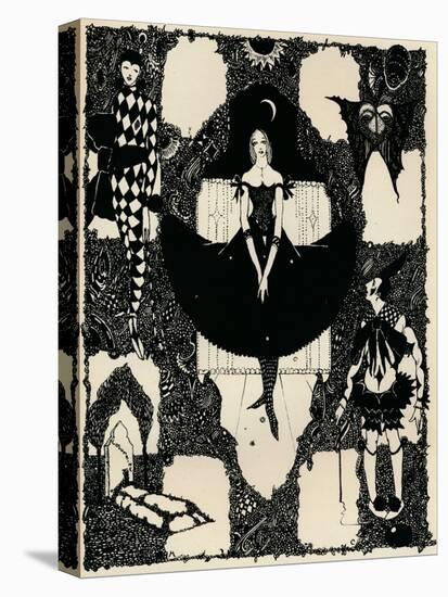 Columbine, C 1900-1930, (1925)-Harry Clarke-Premier Image Canvas