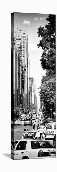 Columbus Circle, Yellow Cab and NYPD Vehicule, Central Park West, Manhattan, New York-Philippe Hugonnard-Premier Image Canvas