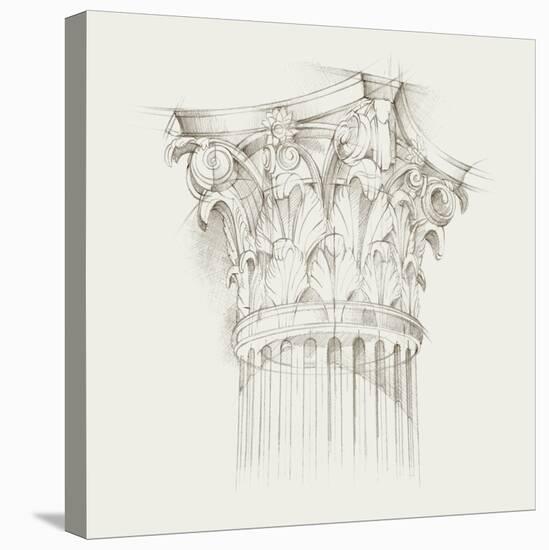 Column Schematic IV-Ethan Harper-Stretched Canvas