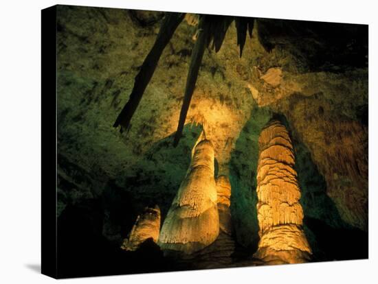 Columns and Domes in the Big Room, Carlsbad Caverns National Park, New Mexico, USA-Scott T. Smith-Premier Image Canvas