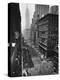 Columns of US Soldiers Marching Independence Day Parade Up 5th Avenue-Andreas Feininger-Premier Image Canvas