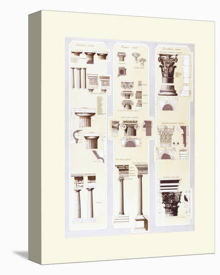 Columns Study-Libero Patrignani-Stretched Canvas