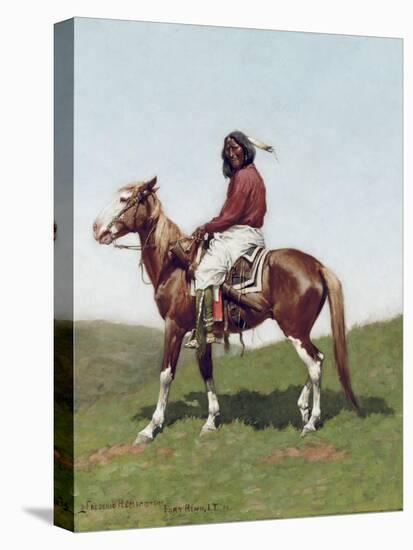 Comanche Brave, Fort Reno, Indian Territory-Frederic Remington-Premier Image Canvas