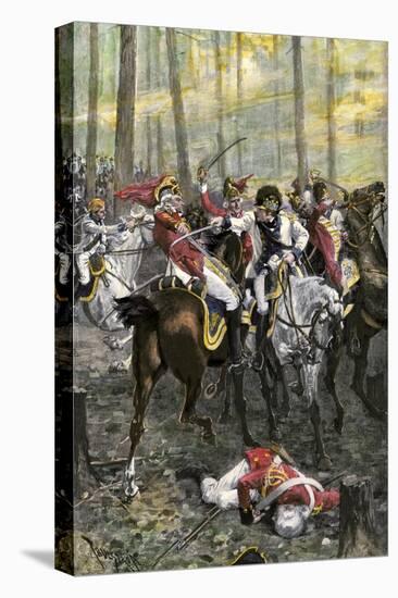 Combat during the Battle of Cowpens, c.1781-null-Premier Image Canvas