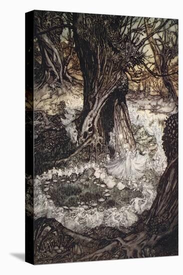 Come Now on a Roundel, Illustration from 'A Midsummer Night's Dream'-Arthur Rackham-Premier Image Canvas