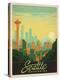 Come Visit Beautiful Seattle, Washington-Anderson Design Group-Stretched Canvas