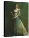 Comedia, C.1892-94 (Oil on Panel)-Thomas Wilmer Dewing-Premier Image Canvas