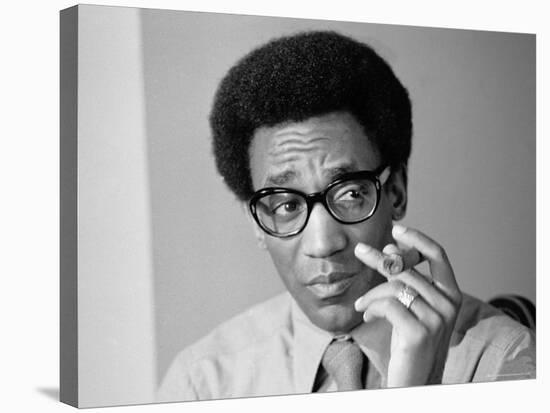 Comedian Bill Cosby Holding Cigar-Alfred Eisenstaedt-Premier Image Canvas