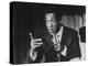 Comedian Bill Cosby Holding Mike as He Performs on Stage-Michael Rougier-Premier Image Canvas