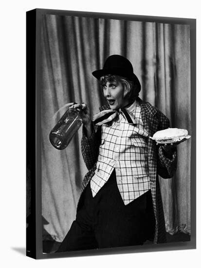 Comedienne Lucille Ball Clowns During TV Episode of "I Love Lucy"-Loomis Dean-Premier Image Canvas