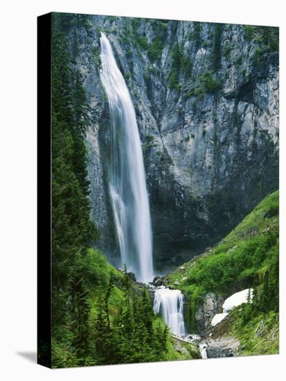 Comet Falls, Mt Rainier National Park, Washington, USA-Charles Gurche-Premier Image Canvas