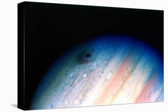 Comet Shoemaker-Levy Colliding with Jupiter, 20 July 1994-null-Premier Image Canvas