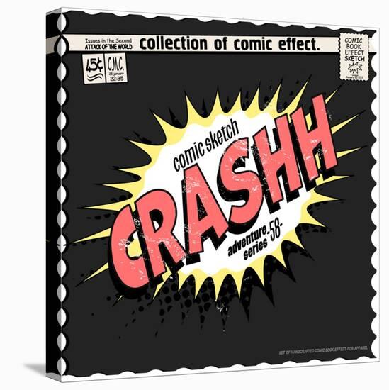 Comic Book Words Effect-studiohome-Stretched Canvas