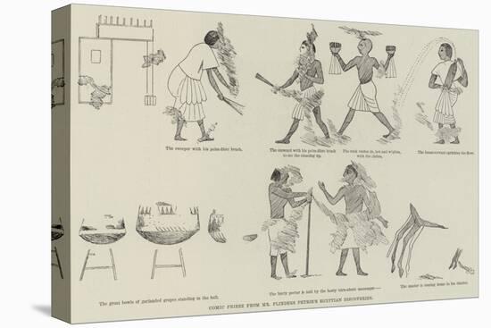 Comic Frieze from Mr Flinders Petrie's Egyptian Discoveries-null-Premier Image Canvas