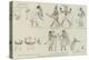 Comic Frieze from Mr Flinders Petrie's Egyptian Discoveries-null-Premier Image Canvas