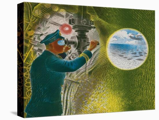 Commander Looking Through the Periscope, 1941-Eric Ravilious-Premier Image Canvas