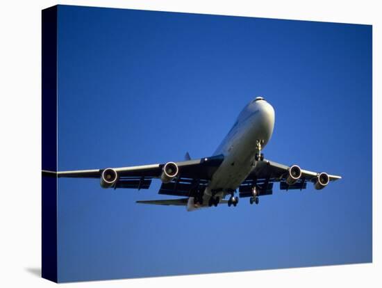 Commercial Airplane in Flight-Mitch Diamond-Premier Image Canvas