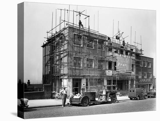 Commercial Shop Unit Construction in Rotherham, South Yorkshire, 1962-Michael Walters-Premier Image Canvas