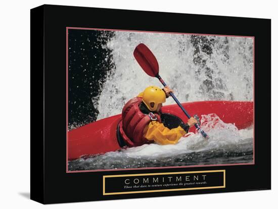 Commitment - Kayak-Unknown Unknown-Stretched Canvas