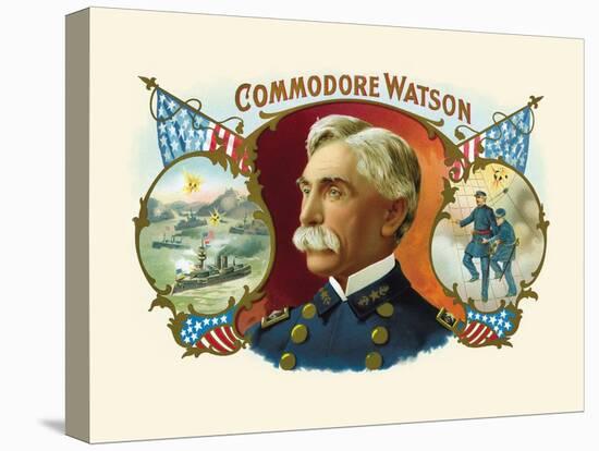 Commodore Watson-F. Gutekunst-Stretched Canvas