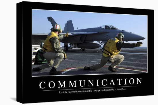 Communication: Citation Et Affiche D'Inspiration Et Motivation-null-Premier Image Canvas