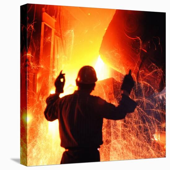 Compania de Acero Del Pacifico Steel Mill, Chile-Bill Ray-Premier Image Canvas