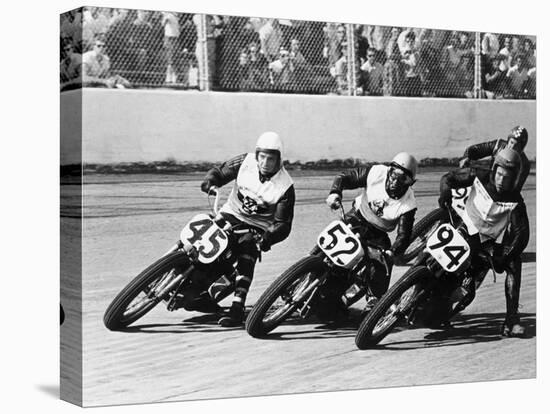 Competitors in a Dirt Track Race, America-null-Premier Image Canvas