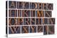 Complete English Alphabet in Vintage Wood Type-PixelsAway-Stretched Canvas