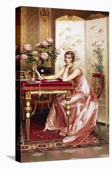 Composing a Letter-Joseph Frederic Soulacroix-Premier Image Canvas