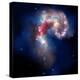 Composite Image of Antennae Galaxies - Interstellar Gas with Elements from Supernova Explosions-null-Premier Image Canvas