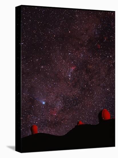 Composite Image of Halley's Comet & Mauna Kea-Magrath Photography-Premier Image Canvas