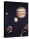 Composite Image of Jupiter & Four of Its Moons-null-Premier Image Canvas