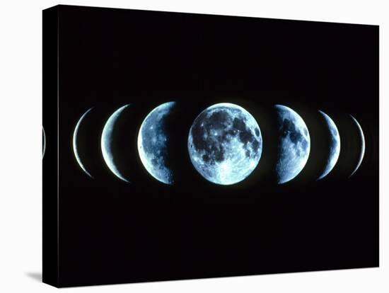 Composite Image of the Phases of the Moon-Dr. Fred Espenak-Premier Image Canvas