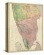 Composite: India Peninsula, c.1800-William Faden-Stretched Canvas