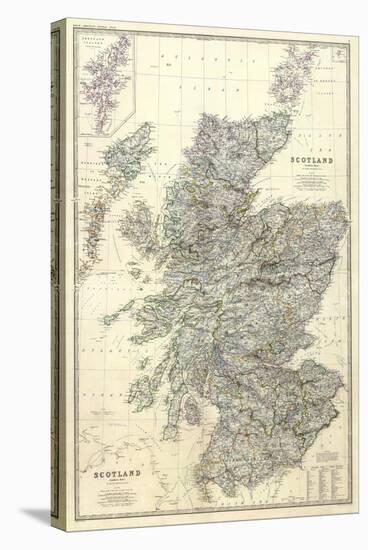 Composite: Scotland, c.1861-Alexander Keith Johnston-Stretched Canvas