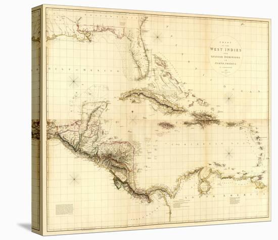 Composite: West Indies, c.1810-Aaron Arrowsmith-Stretched Canvas