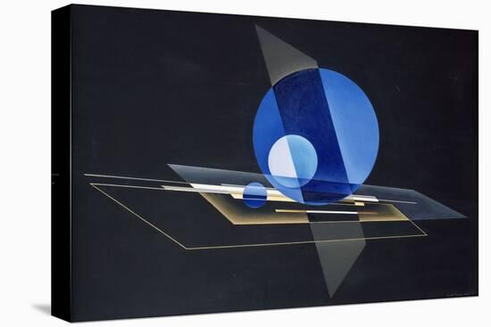 Composition, 1947 (Oil on Canvas)-Felix Del Marle-Premier Image Canvas
