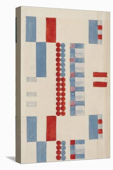 Composition Horizontale et Verticale, 1921-Sophie Taeuber-Arp-Stretched Canvas