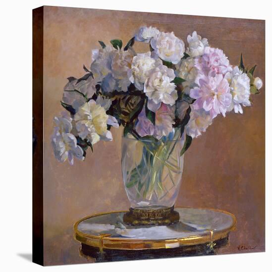 Composition with Peonies-Valeriy Chuikov-Stretched Canvas