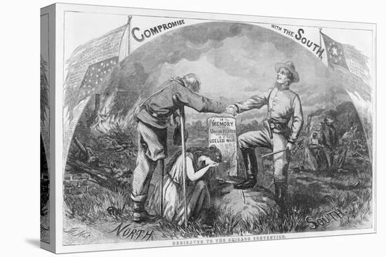 Compromise with the South - Dedicated to the Chicago Convention, 1864-Thomas Nast-Premier Image Canvas