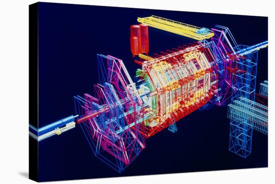 Computer Art of ATLAS Detector, CERN-David Parker-Premier Image Canvas