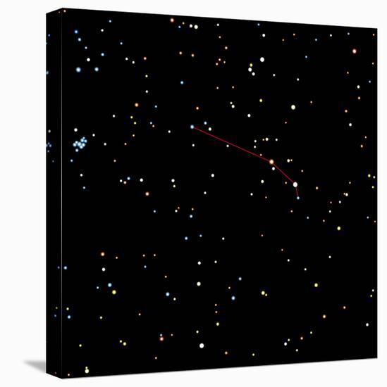 Computer Artwork of the Constellation of Aries-Julian Baum-Premier Image Canvas