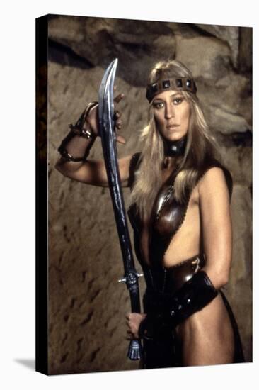 Conan le barbare Conan the Barbarian by John Milius with Sandahl Bergman, 1982 (photo)-null-Stretched Canvas