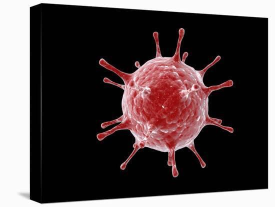 Conceptual image of a virus.-Stocktrek Images-Stretched Canvas