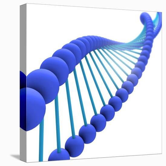 Conceptual Image of Dna-null-Stretched Canvas