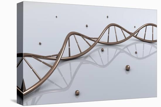 Conceptual Image of Dna-null-Stretched Canvas