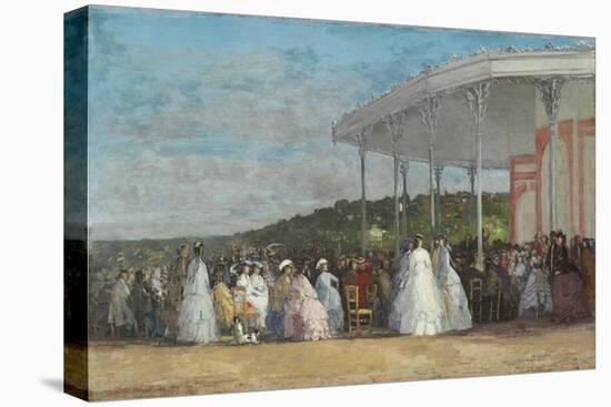 Concert at the Casino of Deauville, 1865-Eugene Louis Boudin-Premier Image Canvas