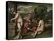 Concert Champetre, Open-Air Concert, Formerly Attributed to Giorgione, C. 1510-Titian (Tiziano Vecelli)-Premier Image Canvas