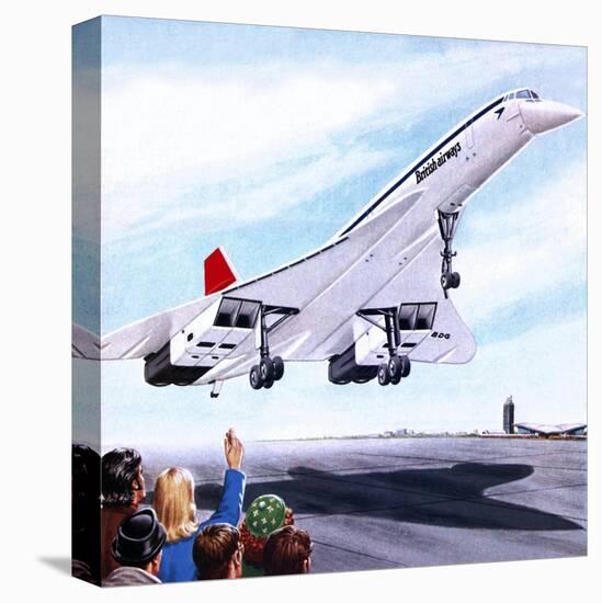 Concorde Landing in New York on 22 November 1977-John Keay-Premier Image Canvas