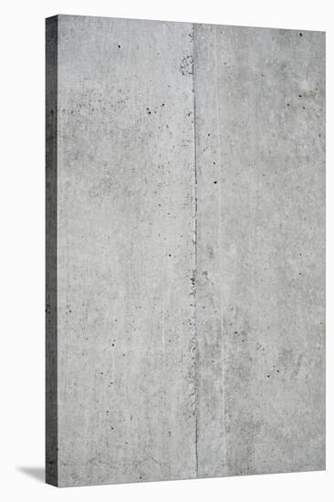 Concrete grey wall with structure and inclusions as a background-Axel Killian-Stretched Canvas